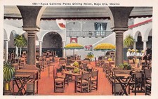 Tijuana-Baja California Mexico Hotel Agua Caliente Vtg Postcard D39 picture