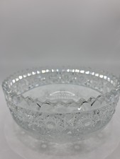 American brilliant cut glass bowl 
