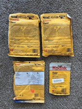 Lot of 4 Vintage Kodak Fixer Powder Packets (3) 1 Gallon + (1) 1 Quart Packets  picture