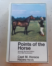 Vintage 1969 Points of the Horse by Capt Horace Hayes 7th Ed 600+ Illustrations picture