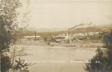 c1910 Bingham  Lumber Sawmill logging View Kennebec #24 Postcard RPPC 25-893 picture