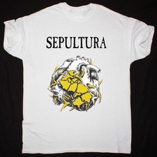 Vintage Sepultura Band Chaos As Tour Cotton White Unisex S-4XL Tee Shirt CC529 picture