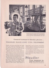Pfaudler Company Rochester NY 1951 Print Ad Glass Lined Steel Equipment picture