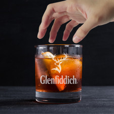 Custom Engraved Glenfiddich Whiskey Glass – 11 oz Rocks Glass New picture