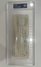 Carlo Gambino Signed Check Autograph PSA DNA Authenticated Autograph picture