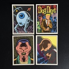 1992 Kitchen Sink Press Goon Squad The Art of Charles Burns Full Promo Set Rare picture