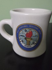 Vtg Victor Navy OPINTEL Coffee Mug Bills Mug Shop Spook Cryptologic CT... picture