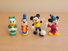 Vintage Disney Toy Figures Mickey Mouse Daisy Duck Goofy 80s 90s Set of 4 picture