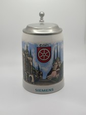Beer Stein Mug Working Lid Siemens Dr. Merkle Atelier Erfurt Germany picture