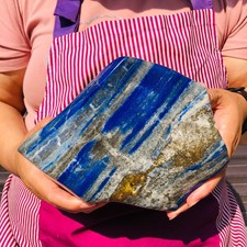 7.15LB Natural Beautiful Lapis Lazuli Specimen Crystal Specimen Healing 2421 picture