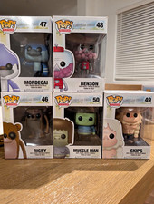 Funko Pop Regular Show Mordecai Rigby Benson Skips Muscle Man  picture