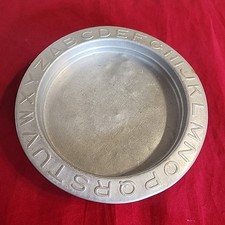 Vintage Alphabet Holdfast Junior Baby Plate Patented No. 1177728  Platter picture