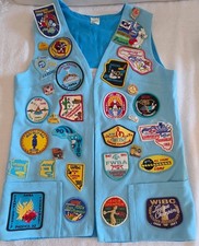 Vintage WIBC AWBA USBC Women's Bowling Patch Vest Collection 1960s-2010 picture