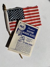 Vintage 1944 Borden’s Wartime Wonder Dishes Recipe Booklet Foldout Pamphlet Rare picture