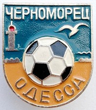 USSR SOVIET SOCCER PIN BADGE. CHERNOMORETS ODESSA. CHORNOMORETS ODESA picture