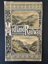Midland Railway of England 1897 Williams railroad UK train NYC Library VTG READ picture