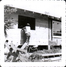 Vintage 3000 Black & White Photograph Construction Scene United States picture