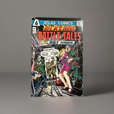Vintage BLAZING BATTLE TALES featuring SGT HAWK  #1  July 1975 picture