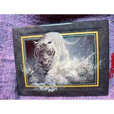 Bradford Exchange White Lightning White Tiger Plate John Seerey-Lester 1998 picture
