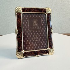 VTG Mini Elysees Small Two Tones Brass Picture Frame picture