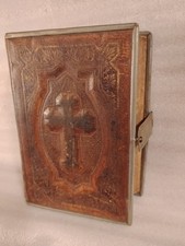 Rare Antique Catholic Prayer Book 1874 Manual of Piety (Gilt & Clasp) picture