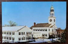 READING MA MASS~Old South Methodist Church in Snow~Unused Postcard picture