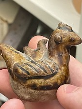 Sawankhalok (Ancient Thailand)  Hen and Baby chicken from 12th-13th century picture