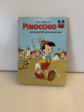 Vintage 1973 Walt Disney's Pinocchio And His Puppet Show Adventure Random House picture