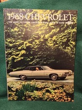 1968 CHEVROLET Impala Biscayne Caprice Original Sales Brochure 28 Pages- VFINE picture