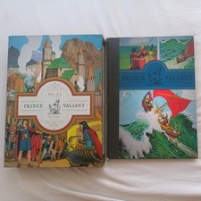 Prince Valiant, Prince Valiant, Box Set Vol 1-3 + 4 HC Fantagraphics Hal Foster picture