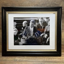 JOHN F. KENNEDY  AP Collection Inaugural Address Framed Photo with Audio & COA picture