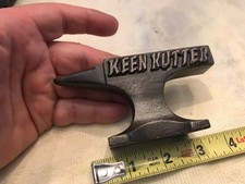 Keen Kutter embossed advertising Cast Iron Mini Anvil picture