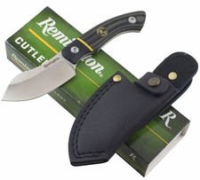 Remington Caping Hunter Fixed Blade Knife Black Green G10 Handle Full Tang picture