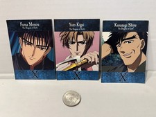 YUTO KIGAI + Fuma + Kusanagi (X-ANIME) Promo Trading Card Lot Pioneer 2002 picture