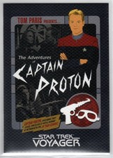 STAR TREK VOYAGER ARCHIVES & INSCRIPTIONS CT5 TOM PARIS INCENTIVE BOX EXCLUSIVE picture