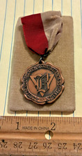 1919 BOSTON YOUNG MENS CHRISTIAN ASSOCIATION (YMCA) BADGE MEDAL INSCRIBED NAMED picture