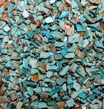1Lbs. Small End Cuts & Pieces Turquoise Kingman,#8, Cananea, Oster picture