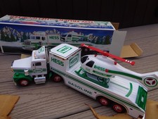 VTG 1995 Hess Toy Truck & Helicopter NIB Works picture
