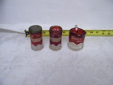 Vintage Salt and Pepper Shakers and toothpick holder/creamer cup, 3 Set picture