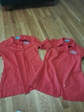 Vintage 1970's Angelica women's Size 34/small Dairy Queen Smocks Price For 2 picture