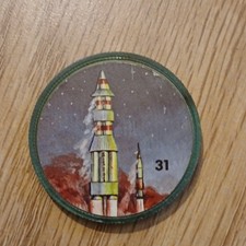1964 Krun-Chee Space Magic Coin #31 USA NOVA Atlas Mercury Rockets picture