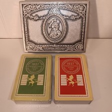 Rare Gainsborough Vintage 25th Anniv 1937 Int. Shoe Co. Unopened Playing Cards. picture