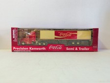 Gearbox Precision Kenworth Coca-Cola Semi  & Trailer Die Cast Metal  New  picture
