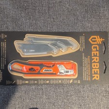 Gerber Randy Newberg EBS Folding Pocketknife 3 Blades Aluminum Orange picture