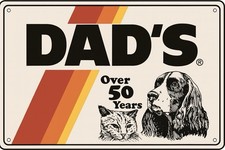 Hi Gloss Dad’s Pet Food Dog Cat Vintage Style Metal Sign picture