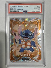 2025 Kakawow Disney Stitch Stitch-orange /50 #51  GEM MT 10 picture