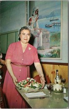 c1951 Tarpon Springs, Florida Postcard LOUIS PAPPAS' RESTAURANT 