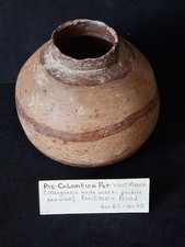 Authentic Pre-Columbian W. Mexico Clay Pot Bowl Vessel Pre-Classic 200AD 6