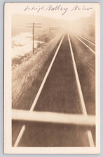 RPPC Lehigh Valley Railroad Track View From Moving Train LVRR picture