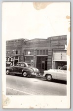 Tenino Washington RPPC Post Office McLain's Grocery Vintage Cars Postcard picture